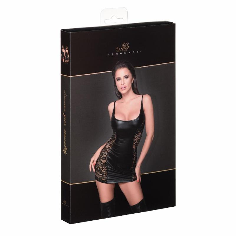 Сукня з мереживними вставками Noir Handmade F229 Powerwetlook dress with lace inserts, L