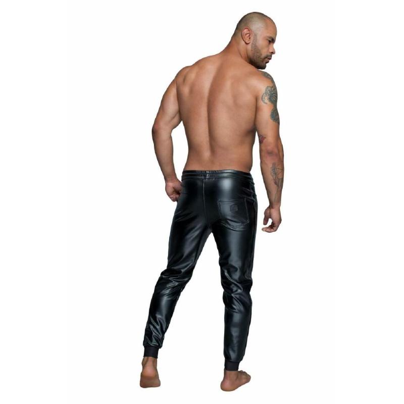 Чоловічі трегінси Noir Handmade H063 Powerwetlook treggings, M, мокрий ефект