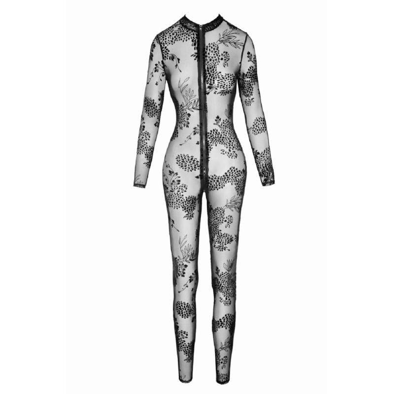 Сітчастий бодістокінг Noir Handmade F237 Long tulle overall, 3XL