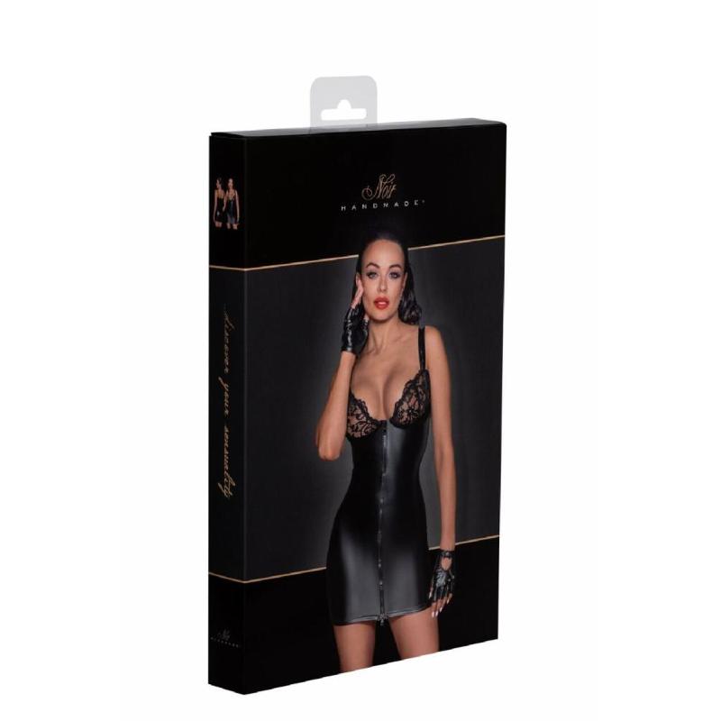 Сукня з мокрим ефектом Noir Handmade F254 Powerwetlook mini-dress, XXL