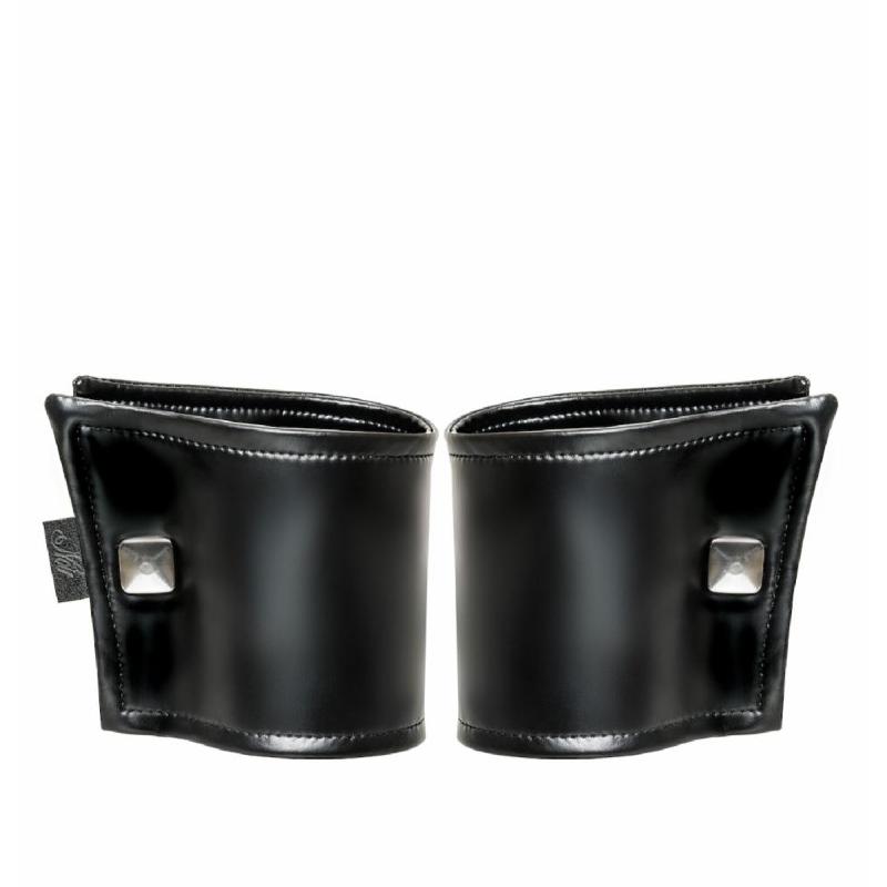 Чоловічі браслети з потайним гаманцем Noir Handmade H075, пара, під латекс, потайна блискавка