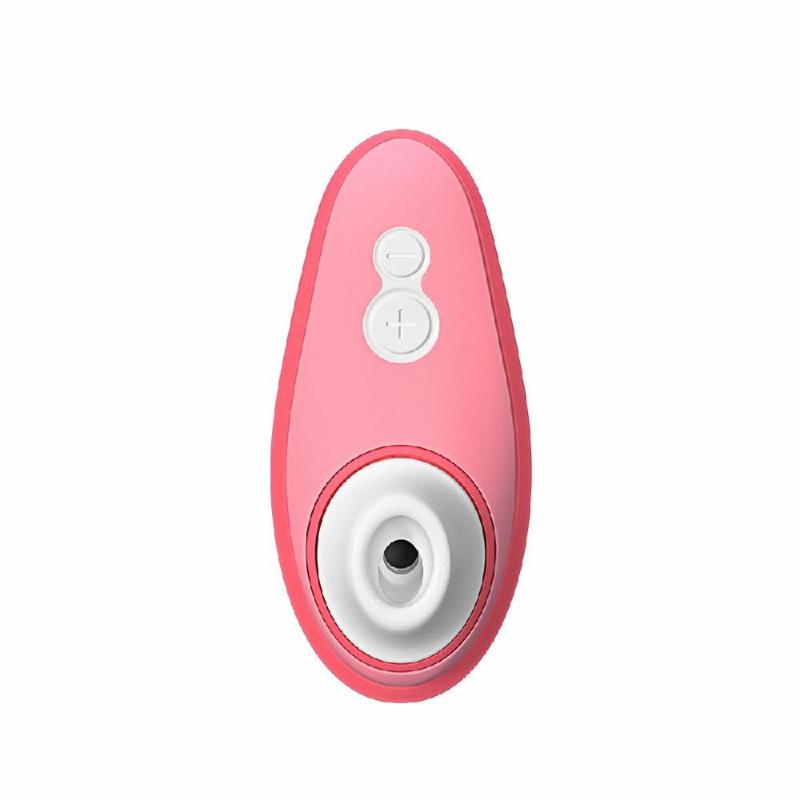 Вакуумний кліторальний стимулятор Womanizer Liberty 2 Vibrant Rose, 8 режимів, магнітна кришечка