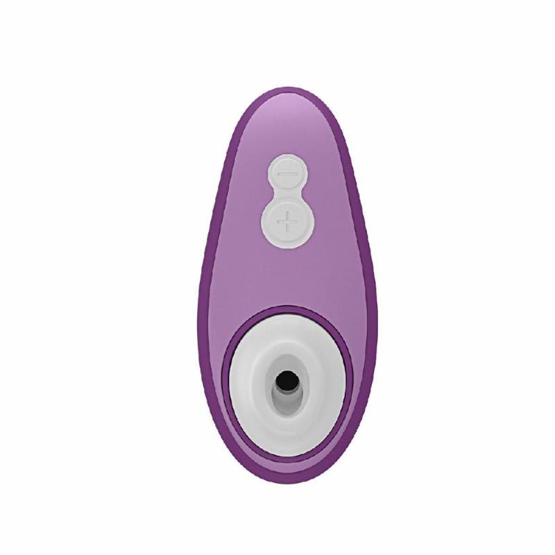 Вакуумний кліторальний стимулятор Womanizer Liberty 2 Purple, 8 режимів, магнітна кришечка