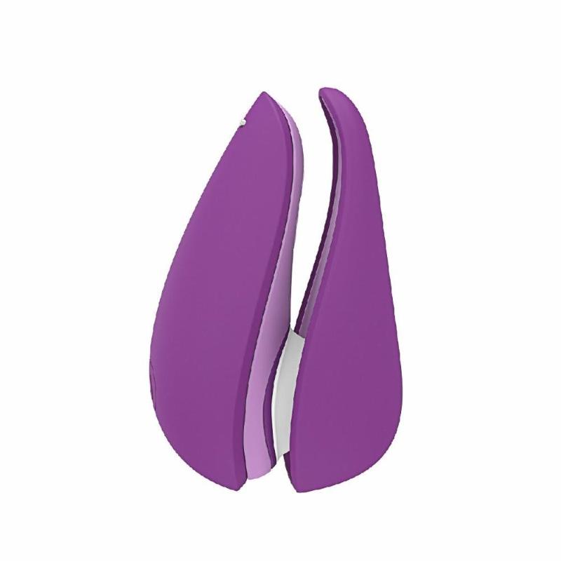 Вакуумний кліторальний стимулятор Womanizer Liberty 2 Purple, 8 режимів, магнітна кришечка