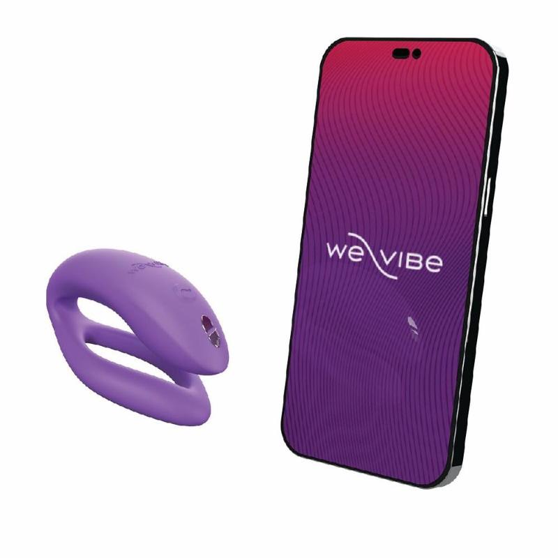 Смарт-вібратор для пар We-Vibe Sync O Light Purple, пульт ДК