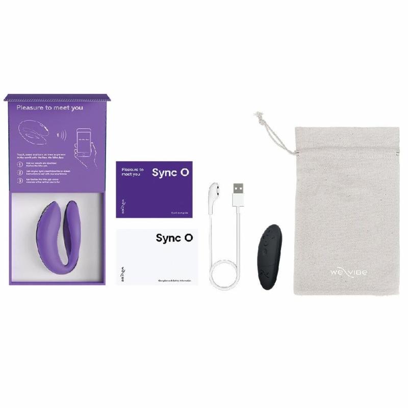 Смарт-вібратор для пар We-Vibe Sync O Light Purple, пульт ДК