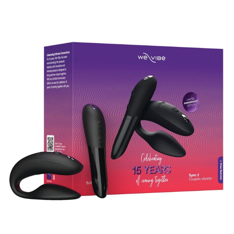 Подарунковий набір We-Vibe 15 Year Anniversary Collection, смарт-вібратор для пар + віброкуля - зображення 1
