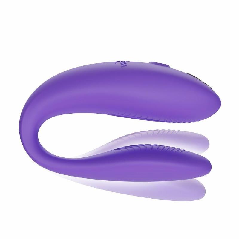 Смарт-вібратор для пар We-Vibe Sync GO Light Purple, тревел-кейс