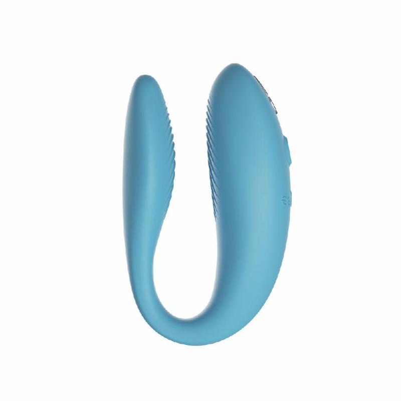 Смарт-вібратор для пар We-Vibe Sync GO Turquoise, тревел-кейс