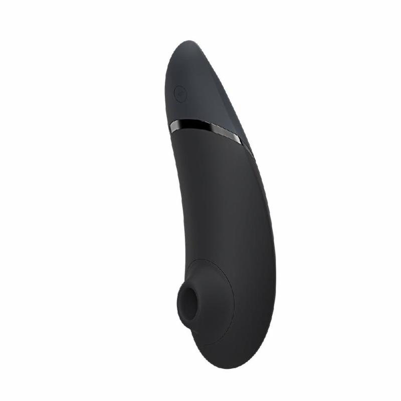 Вакуумний кліторальний стимулятор Womanizer Next Black, 3D Pleasure Air, 14 рівнів інтенсивності