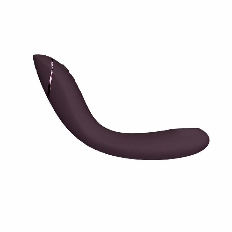 Вакуумний стимулятор для точки G та клітора з вібрацією Womanizer OG Aubergine, 12 рівнів, 3 режими