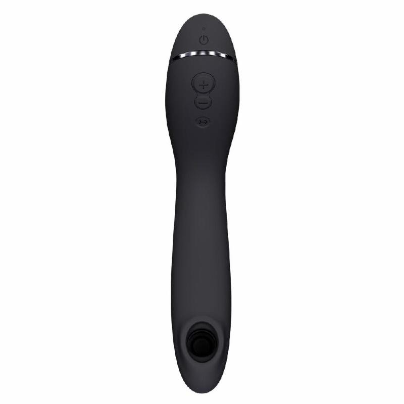 Вакуумний стимулятор для точки G та клітора з вібрацією Womanizer OG Dark Grey, 12 рівнів, 3 режими