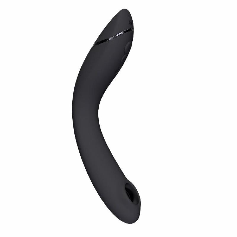 Вакуумний стимулятор для точки G та клітора з вібрацією Womanizer OG Dark Grey, 12 рівнів, 3 режими