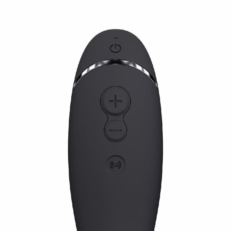 Вакуумний стимулятор для точки G та клітора з вібрацією Womanizer OG Dark Grey, 12 рівнів, 3 режими