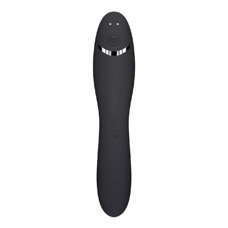 Вакуумний стимулятор для точки G та клітора з вібрацією Womanizer OG Dark Grey, 12 рівнів, 3 режими