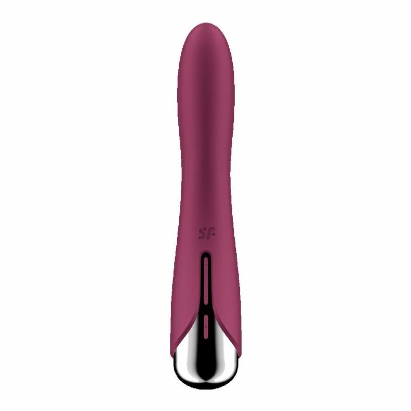 Вібратор точки G з обертанням Satisfyer Spinning Vibe 1 Red, 2 мотори