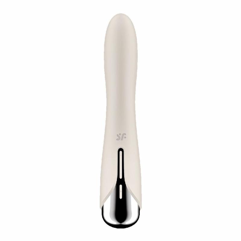 Вібратор точки G з обертанням Satisfyer Spinning Vibe 1 Beige, 2 мотори