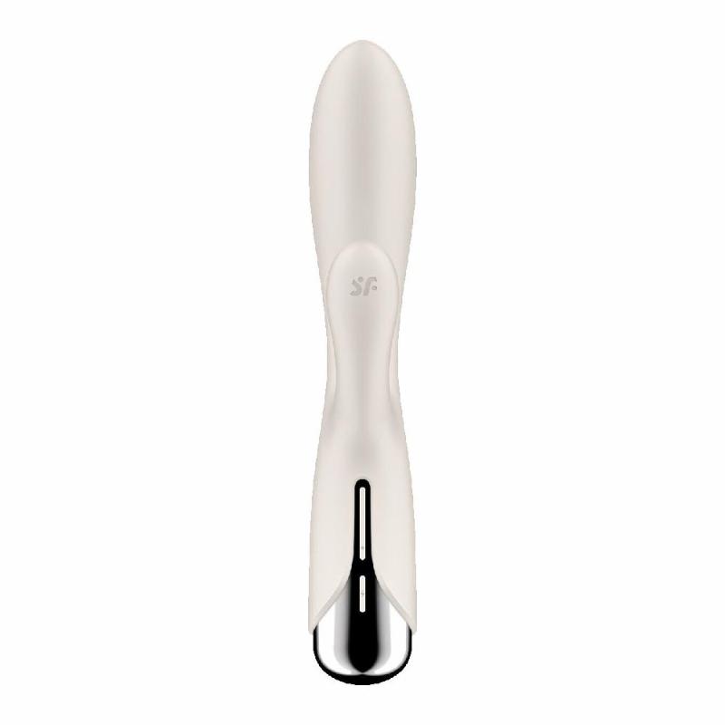 Вібратор-кролик з ротацією Satisfyer Spinning Rabbit 1 Beige, 3 мотори