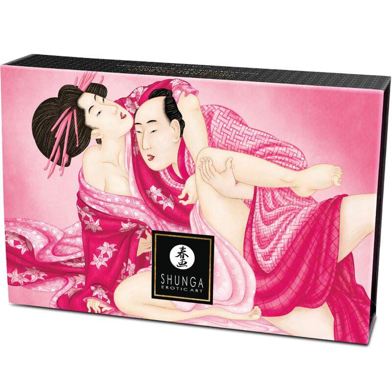 Смачна пудра для оральних пестощів Shunga Body Powder Raspberry feeling, 75 г, аромат малини