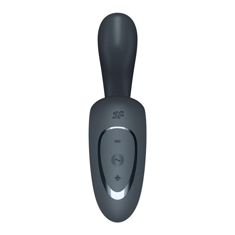 Вагінально-кліторальний вібратор Satisfyer G for Goddess 1 Dark Grey, 2 мотори