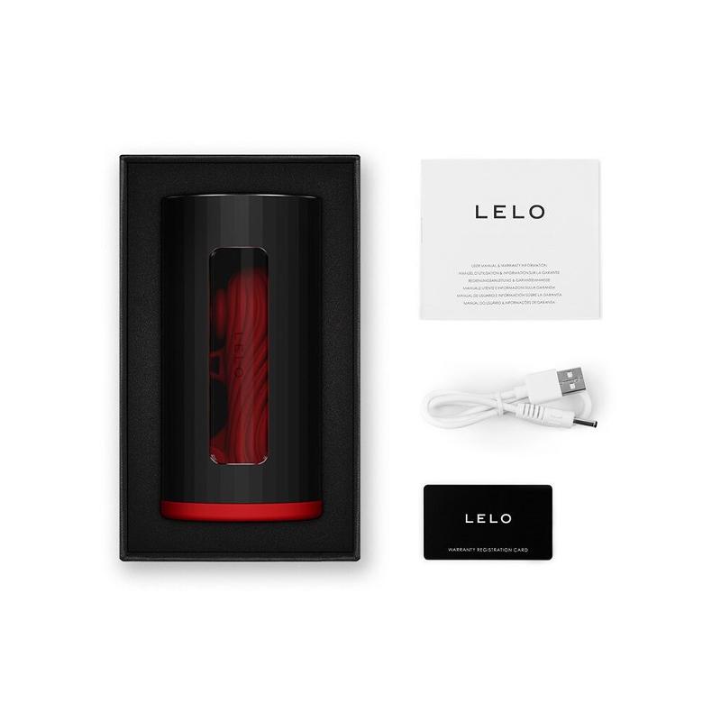 Смарт-мастурбатор LELO F1S V3 Red, 2 мотори, 8 режимів, стимуляція звуковими хвилями
