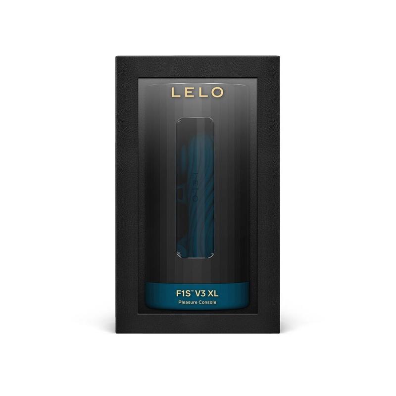 Смарт-мастурбатор LELO F1S V3 XL Teal, збільшений, 2 мотори, 8 режимів, стимуляція звуковими хвилями
