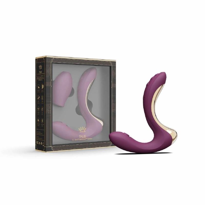 Вібратор-пульсатор з вакуумною насадкою Zalo – Talis G-Spot PulseWave Vibrator Velvet Purple