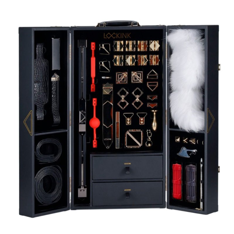 БДСМ-набір LOCKINK All-in-1 BDSM Play Kit - Crocodile Leather - зображення 1