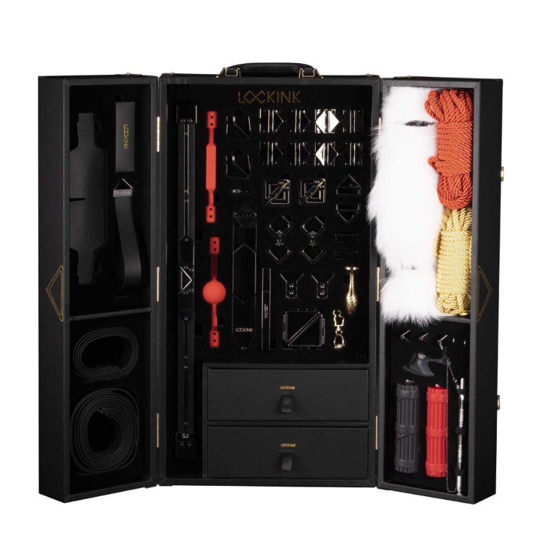 БДСМ-набір LOCKINK All-in-1 BDSM Play Kit - Black Color - зображення 1