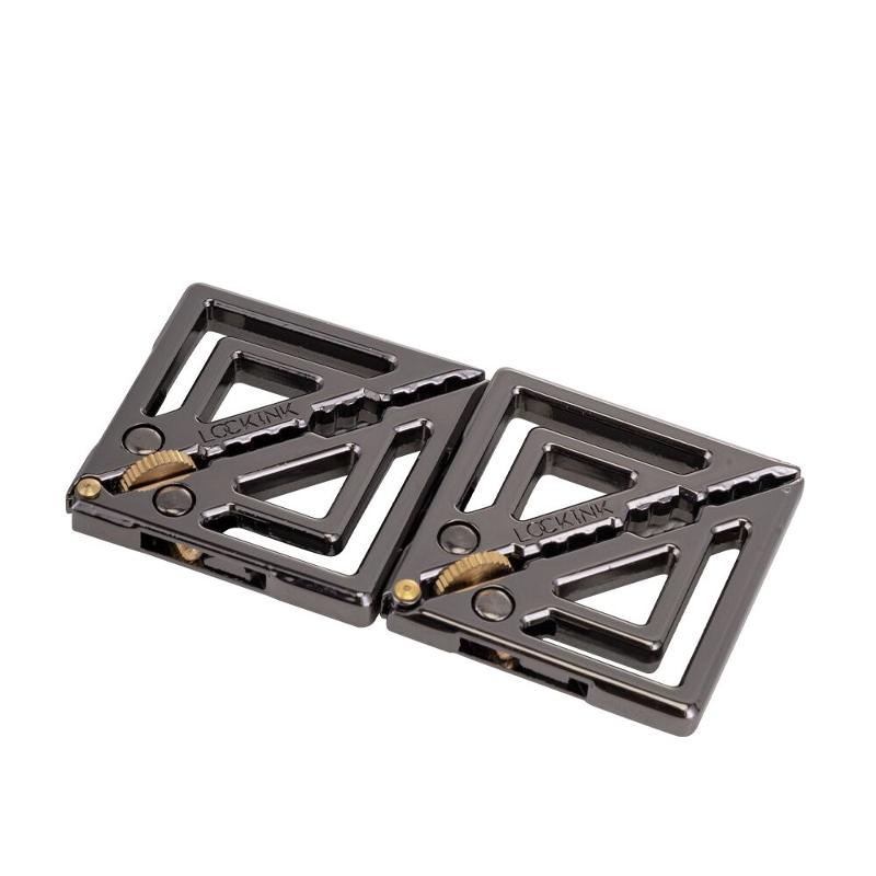 Затискачі для сосків з важкою підвіскою LOCKINK Adjustable Nipple Clamps with Heavy Pendant, під срібло