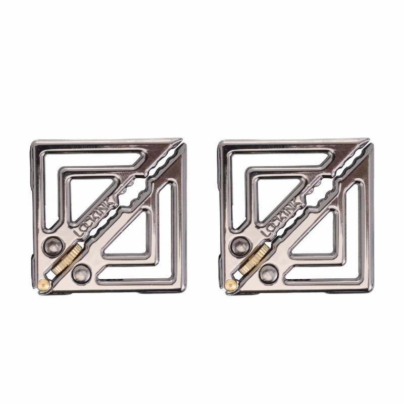 Затискачі для сосків з легкою підвіскою LOCKINK Adjustable Nipple Clamps with Light Pendant, сріблясті