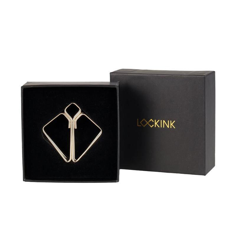 Затискачі для сосків LOCKINK Minimalism Nipple Clamps, золотисті