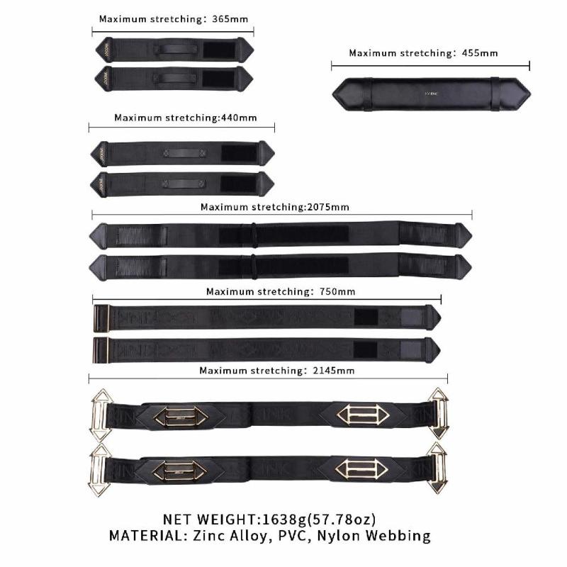 Фіксатори рук та ніг для ліжка LOCKINK BDSM Adjustable Bed Restraint Kit