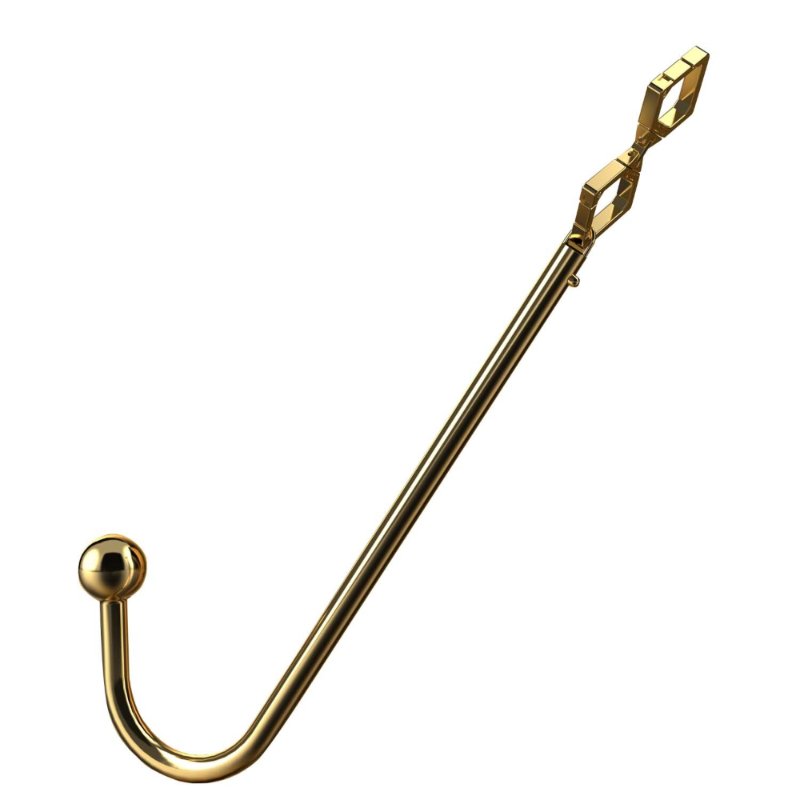 Анальний гак LOCKINK Golden Adjustable Anal Hook Set - зображення 1