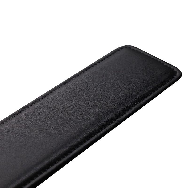 Паддл LOCKINK SEVANDA Braided-handle Spanking Paddle, чорно-червоний, гладенький, з плетінням на ручці