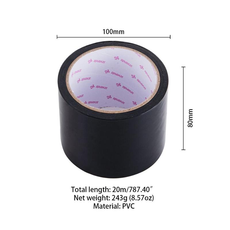 Скотч для бондажу LOCKINK SEVANDA Electrostatic Tape, чорна, 16 м