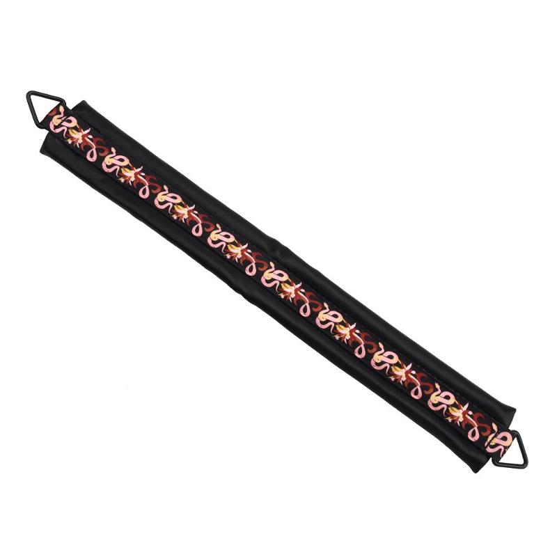 БДСМ-набір LOCKINK The Flowering Serpent Bondage Set, чорний, з малюнком у вигляді змій, 7 предметів
