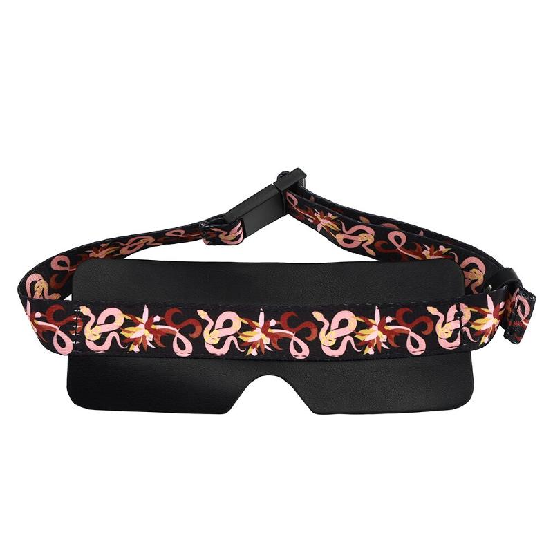БДСМ-набір LOCKINK The Flowering Serpent Bondage Set, чорний, з малюнком у вигляді змій, 12 предметів
