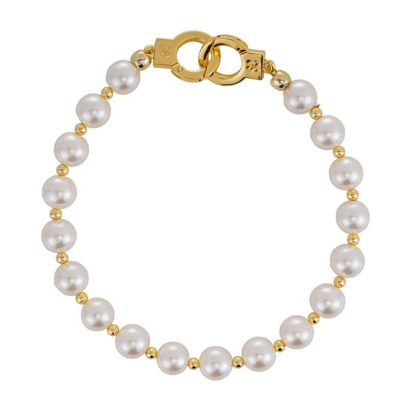 Перлинні наручники та поножі LOCKINK Pearl Handcuffs & Anklecuffs