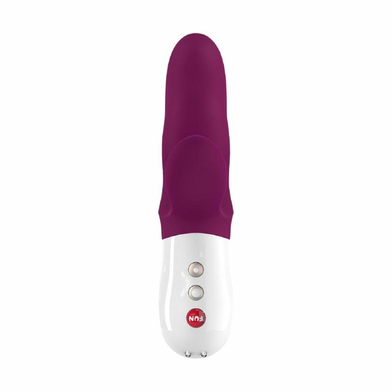 Вібратор-кролик Fun Factory MISS BI grape/white, 2 незалежні мотори, діаметр 4,2 см