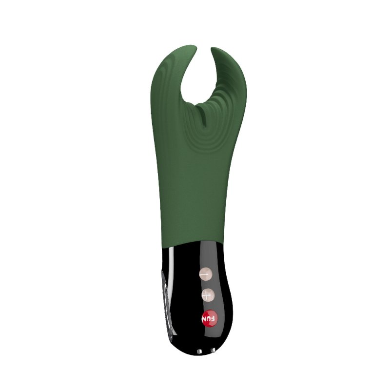 Вібратор для пеніса Fun Factory MANTA moss green/black, підходить для парних ігор - зображення 1