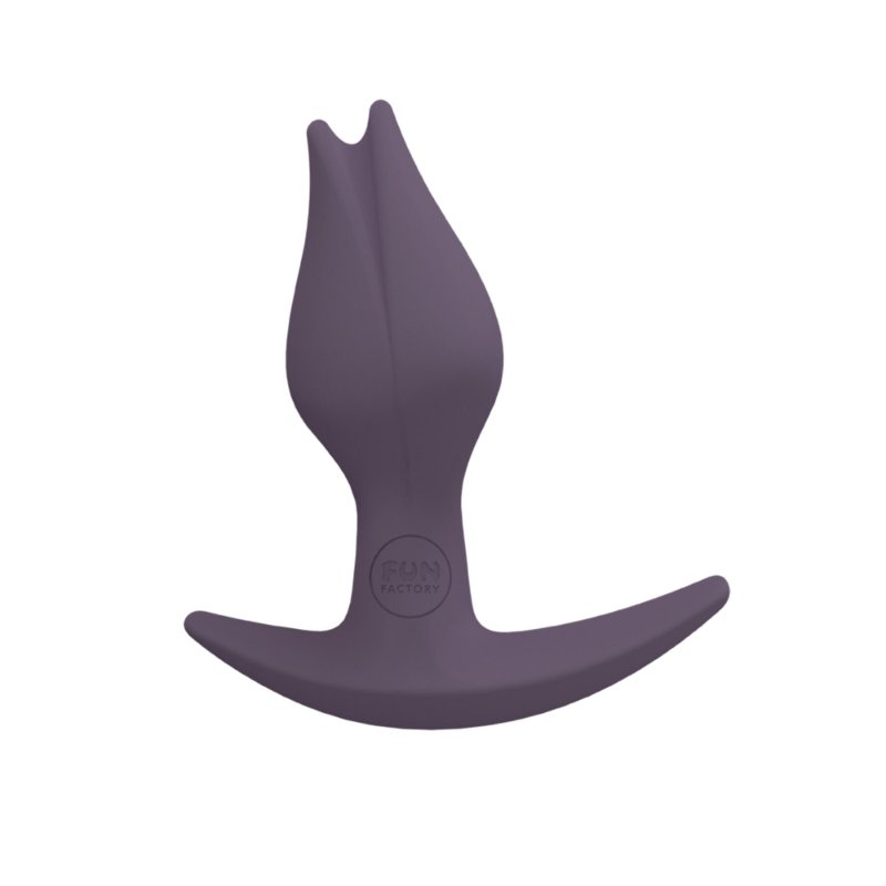 Анальна пробка Fun Factory BOOTIE FEM, фіолетова, у вигляді бутона, діаметр 2,9 см, тонкий обмежувач - зображення 1
