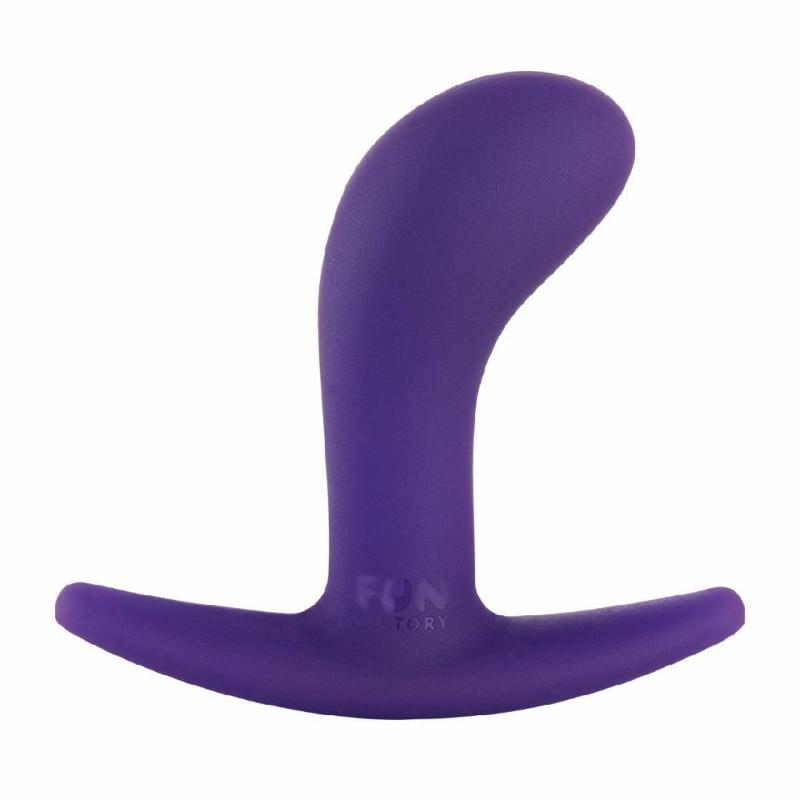 Анальна пробка Fun Factory BOOTIE, S, фіолетова, діаметр 2,8 см, тонкий обмежувач - зображення 1