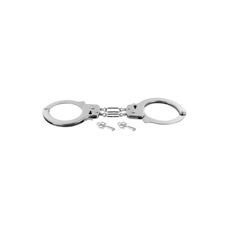 Строгі металеві наручники Fetish Tentation Soft adjustable metal wrist cuffs