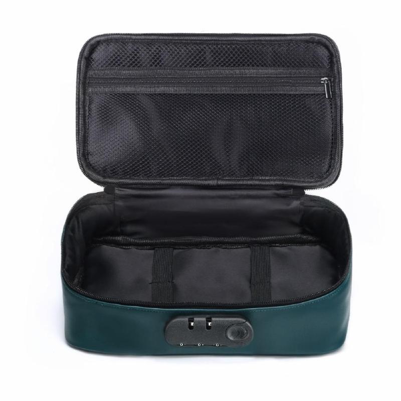 Кейс для іграшок Dorcel DISCREET BOX LUXURY GREEN, кодовий замок, 27×16×7,62 см