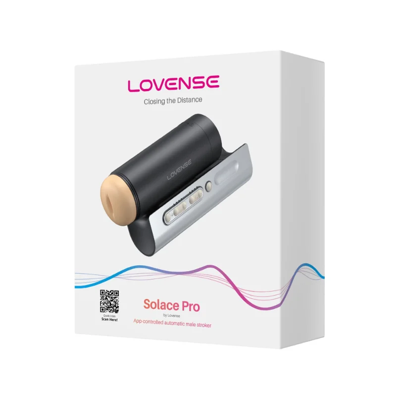 Інтерактивний смарт-мастурбатор Lovense Solace Pro, до 230–300 фрикцій на хвилину, до 14 годин роботи