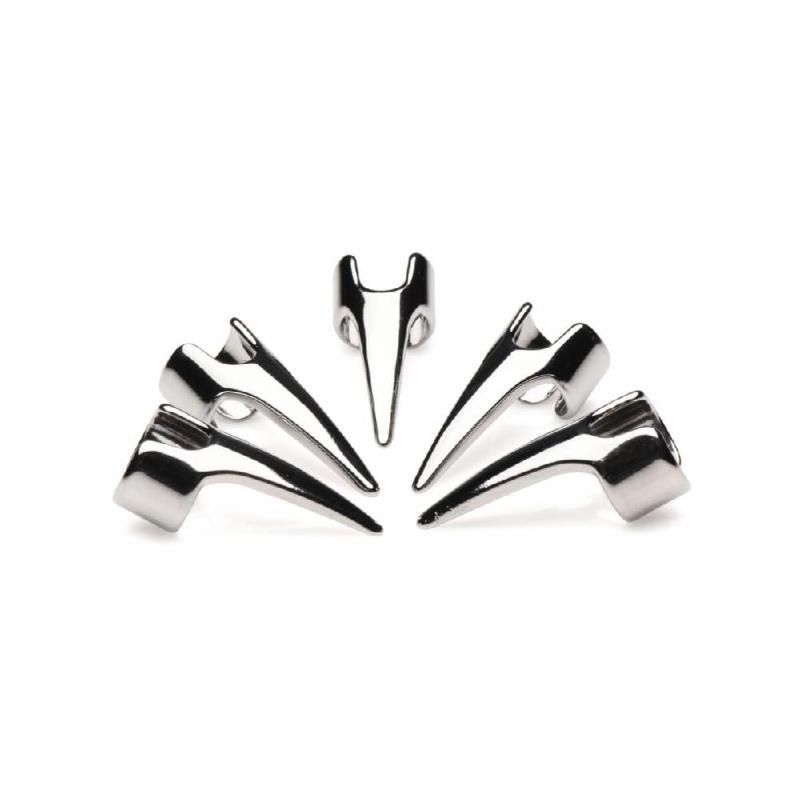 Набір кілець з кігтями Master Series Five-Piece Sensation Claw Rings - Silver