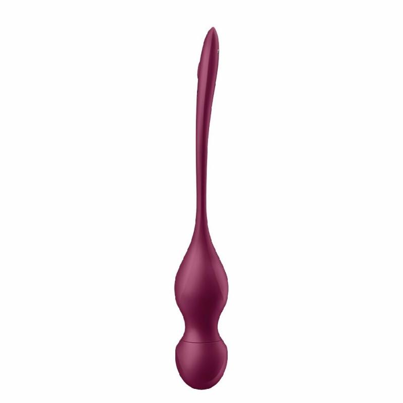 Смарт-вагінальні кульки з вібрацією Satisfyer Love Birds Vary Connect App, змінювана маса, пульт ДК