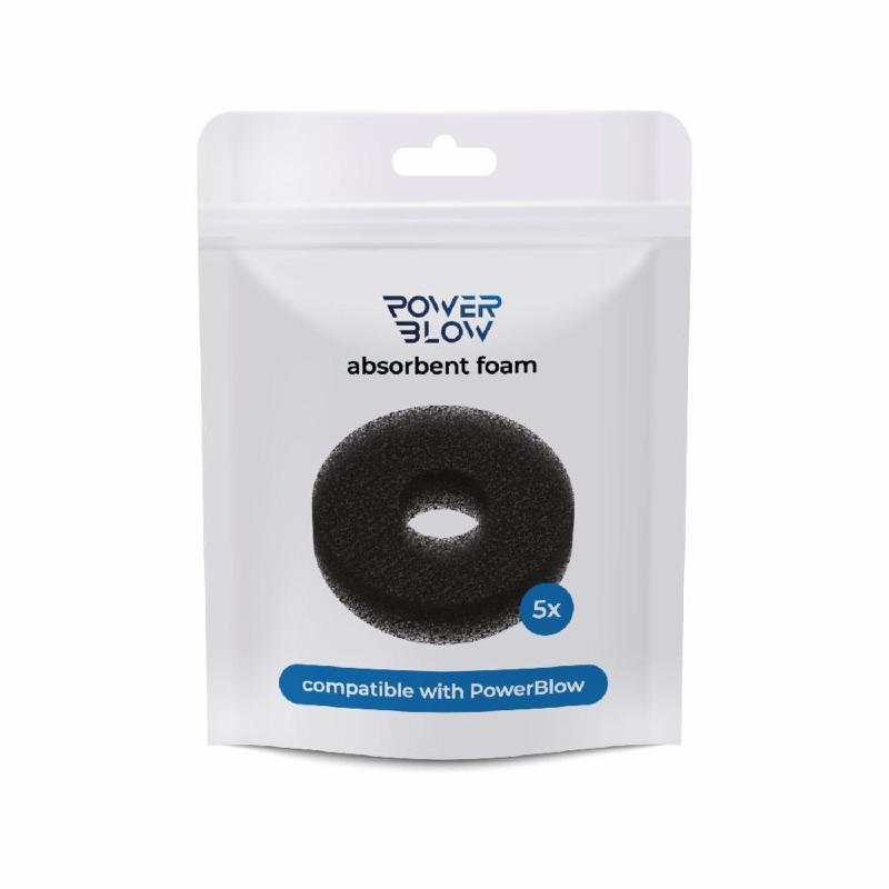 Поглинальна губка Kiiroo Powerblow Absorbent Foam 5 шт, для вакуумної насадки Powerblow