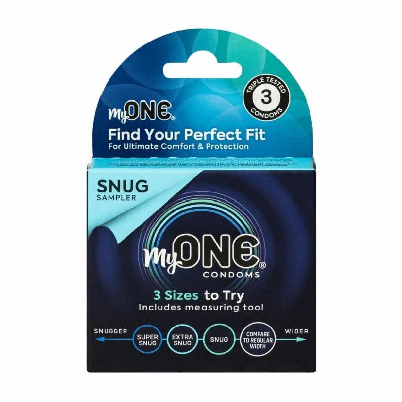 Презервативи MyONE Snug 3 Sampler шт, картонна коробка - зображення 1